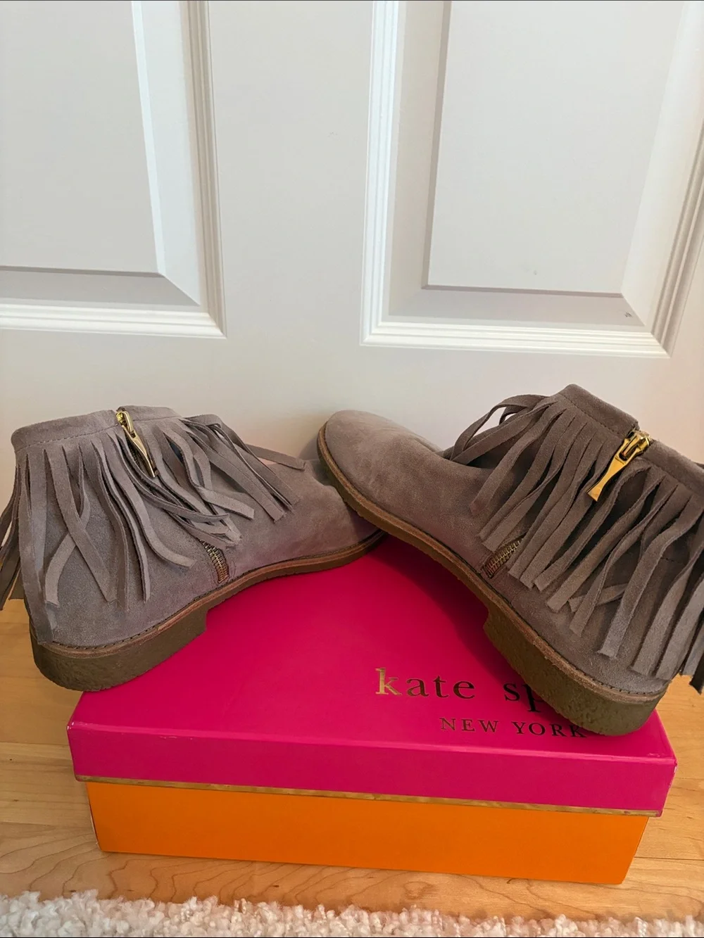 kate spade suede ankle